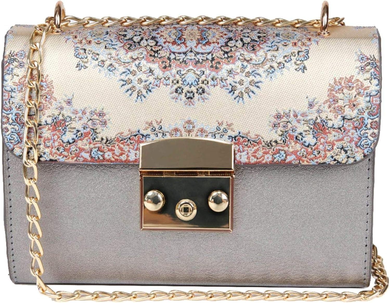 Brode Bella Clutch Purses for Women - Embroidered Evening Crossbody Shoulder Bag