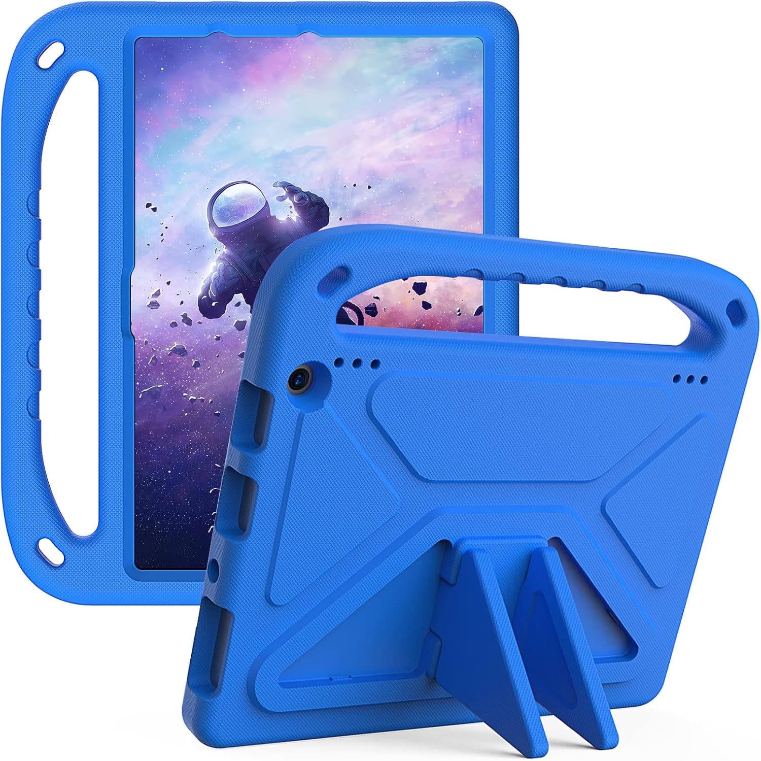 Kabandn Fire HD 10 Plus & Fire HD 10 Kids Tablet case 11th Generation, 2021 Release , is Anti Falling, Anti-Seismic and Handle Bracket,for Amazon fire hd 10 Tablet case for Kids -Blue