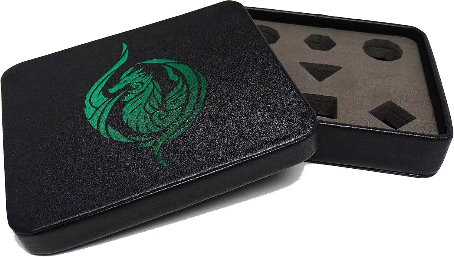 Dice Display and Storage Case - Green Dragon's Breath Design