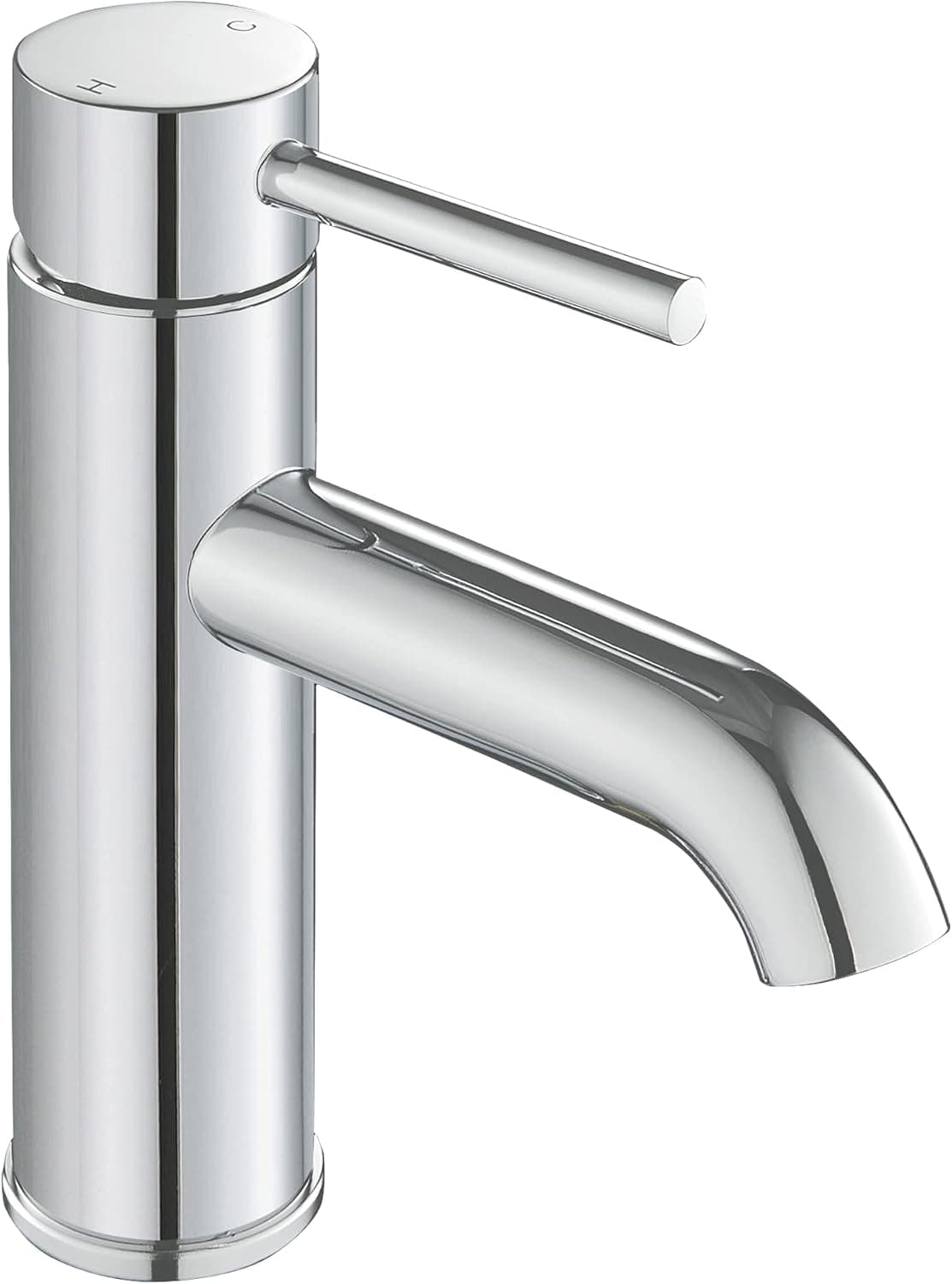 Cpbnorm Single Hole Bathroom Faucet, Faucet for Bathroom Sink, Single Handle Bathroom Faucet Mixer, Fit for 1 Hole Bathroom or Laundry or Vanity Sinks,Brass ,Chrome Finish