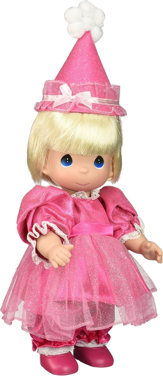 The Doll Maker Precious Moments Dolls, Linda Rick, Birthday Blessings Blonde, 12 inch Doll