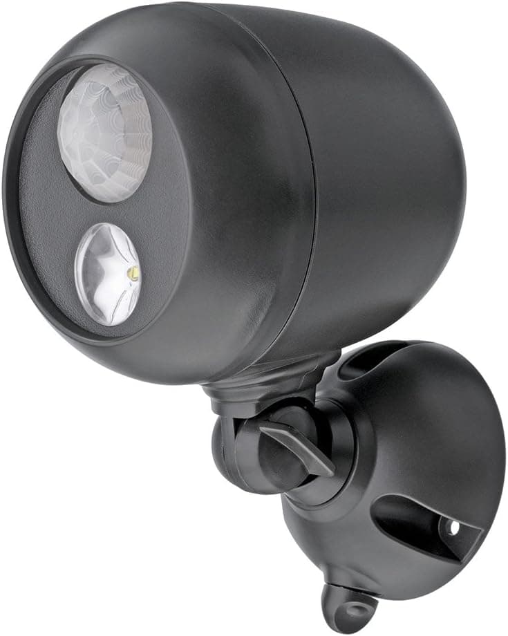 Mr Beams MB360 Wireless LED Spotlight with Motion Sensor and Photocell, Dark Brown