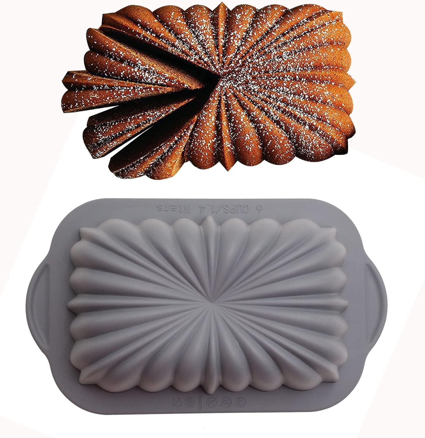 Food Grade Steel Ring Silicone toast Cake Tray Cake Bread Baking Molds,Rectangle Cake Mold 3D Cake Mold Baking Loaf Tool Pastry Baking
