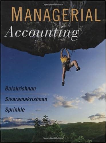 Managerial Accounting