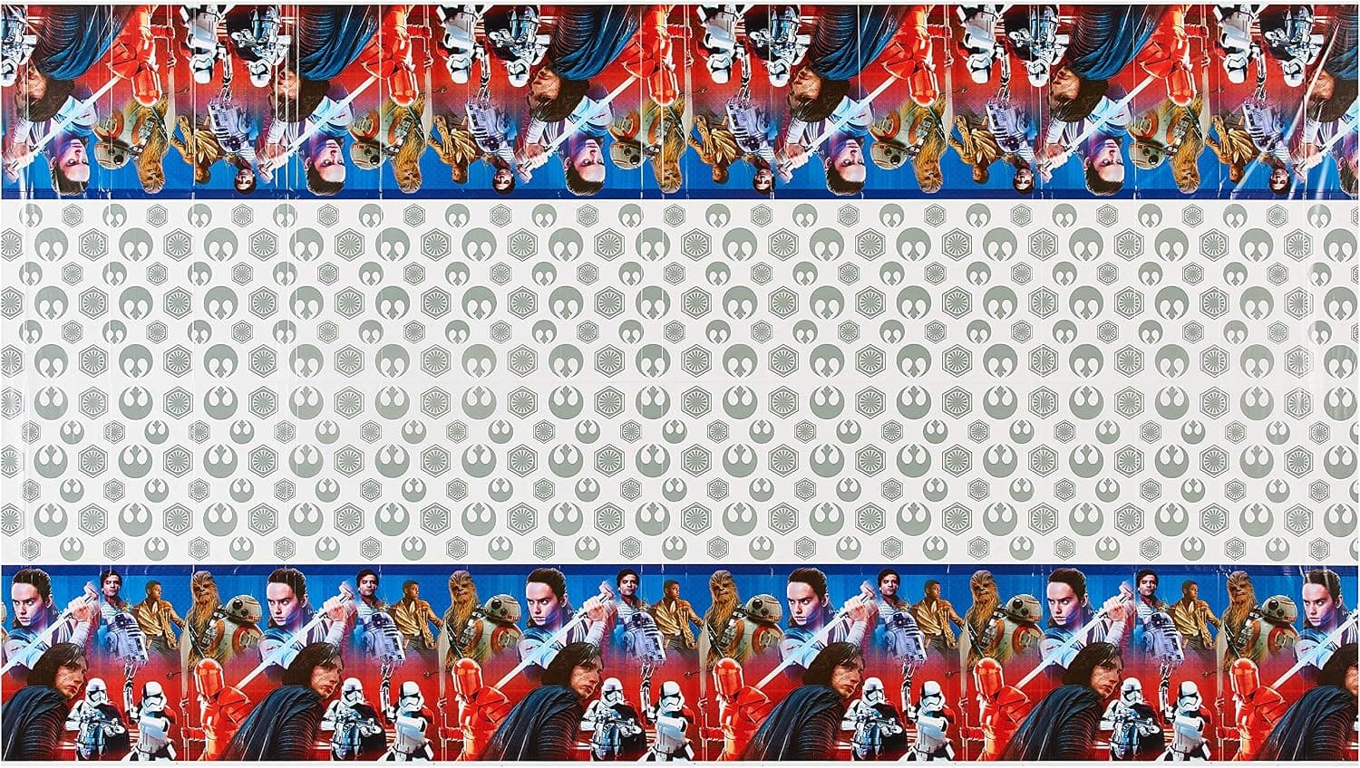 American Greetings Star Wars: The Last Jedi Party Supplies, Plastic Party Table Cover, 54" x 96"