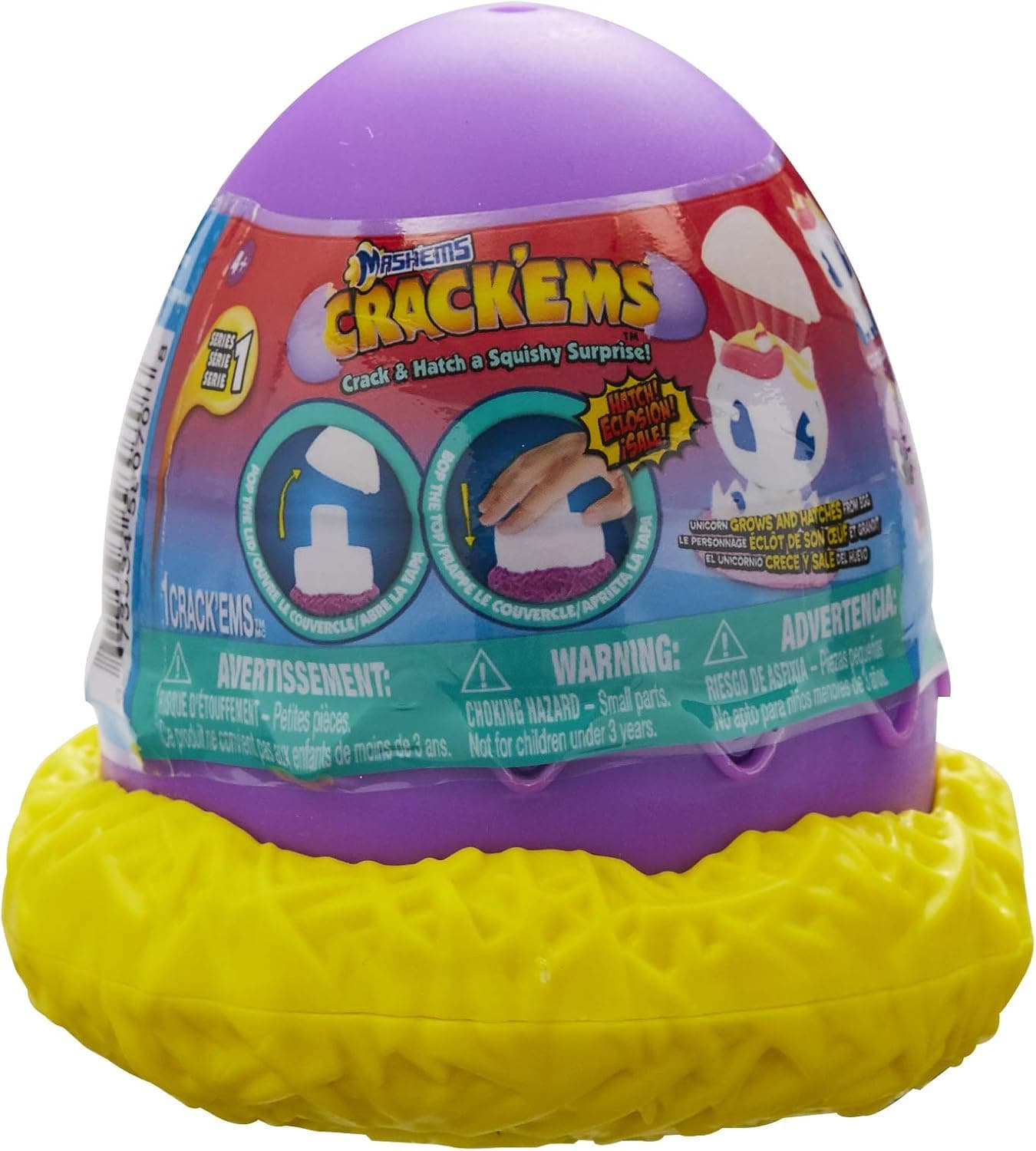 Character Options Mashems Hatchems Figure Crack And Hatch A Squishy Surprise