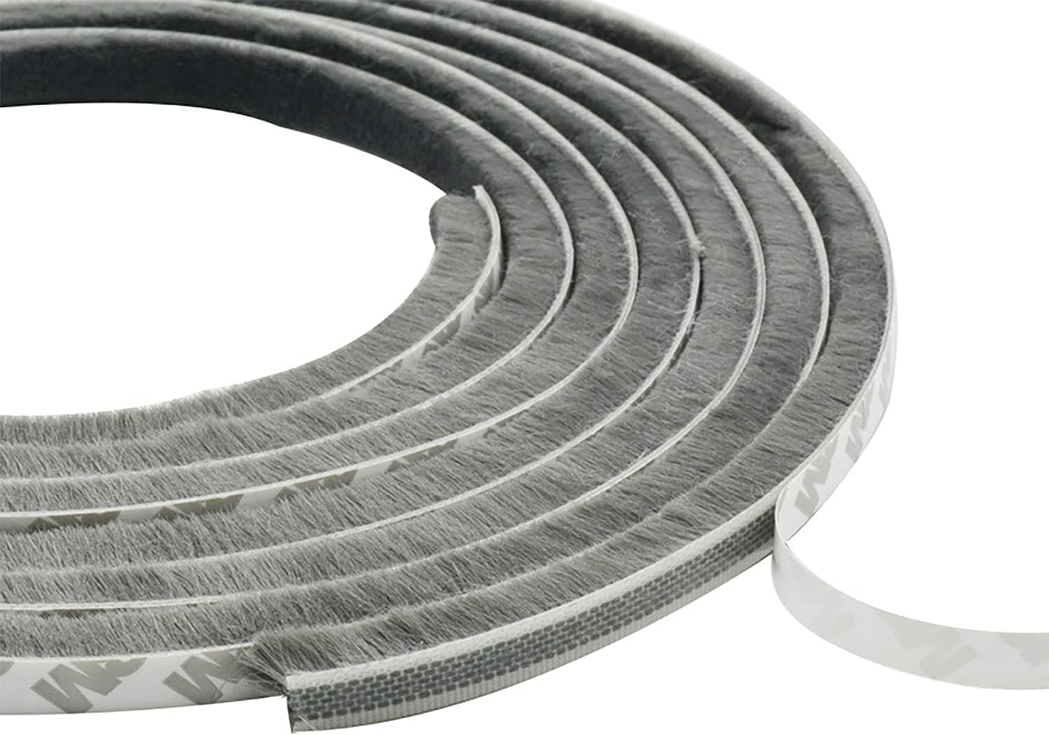 Self Adhesive Weather Stripping 11/32 inch x 11/32 inch x 16 ft Brush Seal Strip