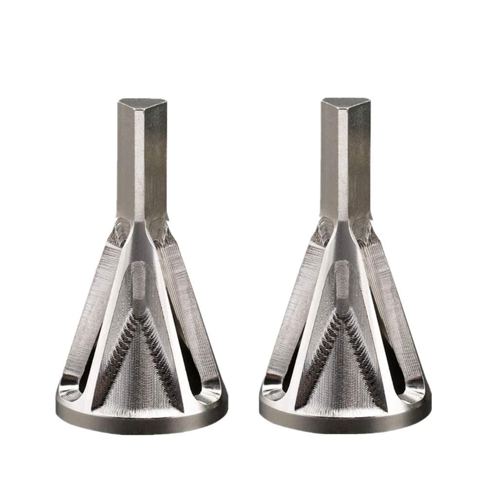 Deburring External Chamfer Tool Stainless Steel Remove Burr Tools for Drill Bit,Fits Size 8-32 Bolts (.164) up to 3/4"-10 (.750) - (4mm -19mm)