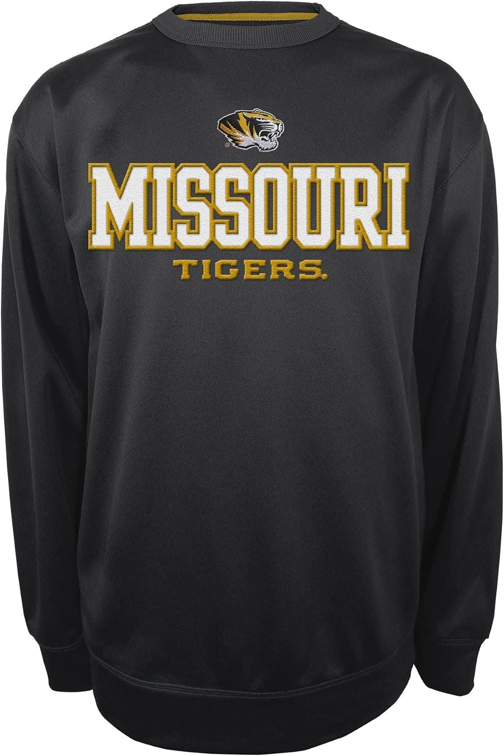 NCAA Men's Missouri Tigers Long Sleeve Crew Neck Shirt