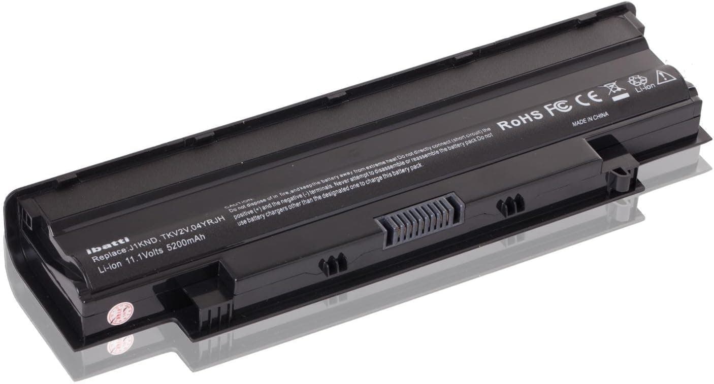 Laptop Battery ibatti for Dell Inspiron 13R (N3010) 14R (N4010) 14R (N4110)15R (N5010) 17R (N7010) M5110 M4110 M501 M503 Series, Vostro 3450 3550 3550n 3750 Fits P/N J1KND383CW YXVK2 W7H3N J4XDH 9TCXN
