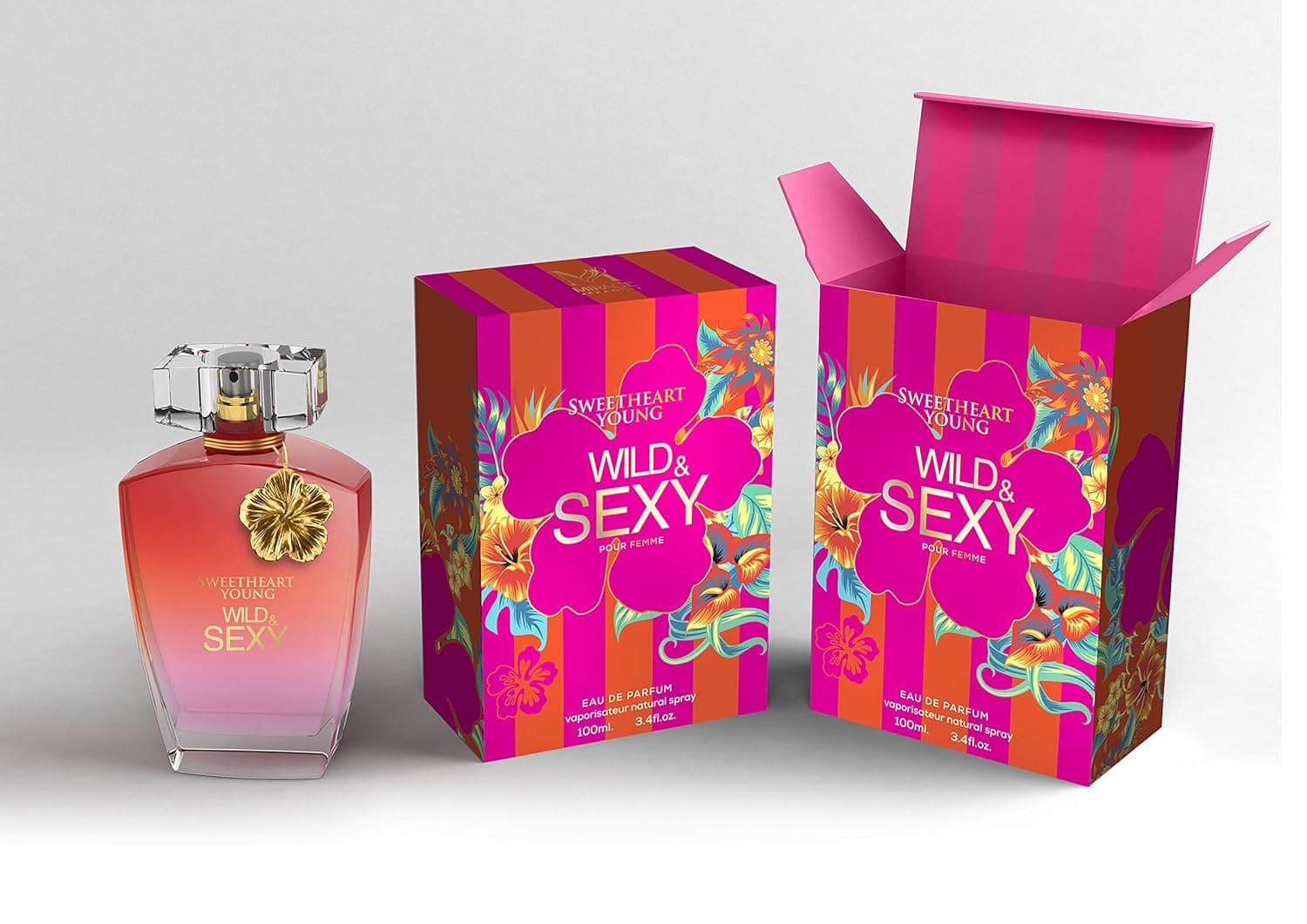Mirage Brands Sweetheart Wild pour Femme 3.4 Ounce EDP Women's Perfume | Mirage Brands is not associated in any way with manufacturers, distributors or owners of the original fragrance mentioned