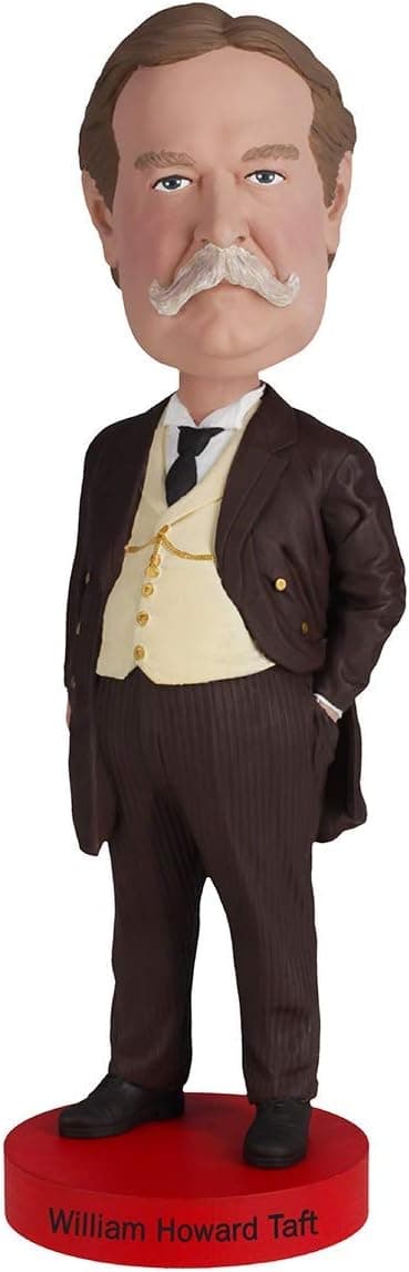 Royal Bobbles William Howard TAFT Bobblehead, Premium Polyresin Lifelike Figure, Unique Serial Number, Exquisite Detail