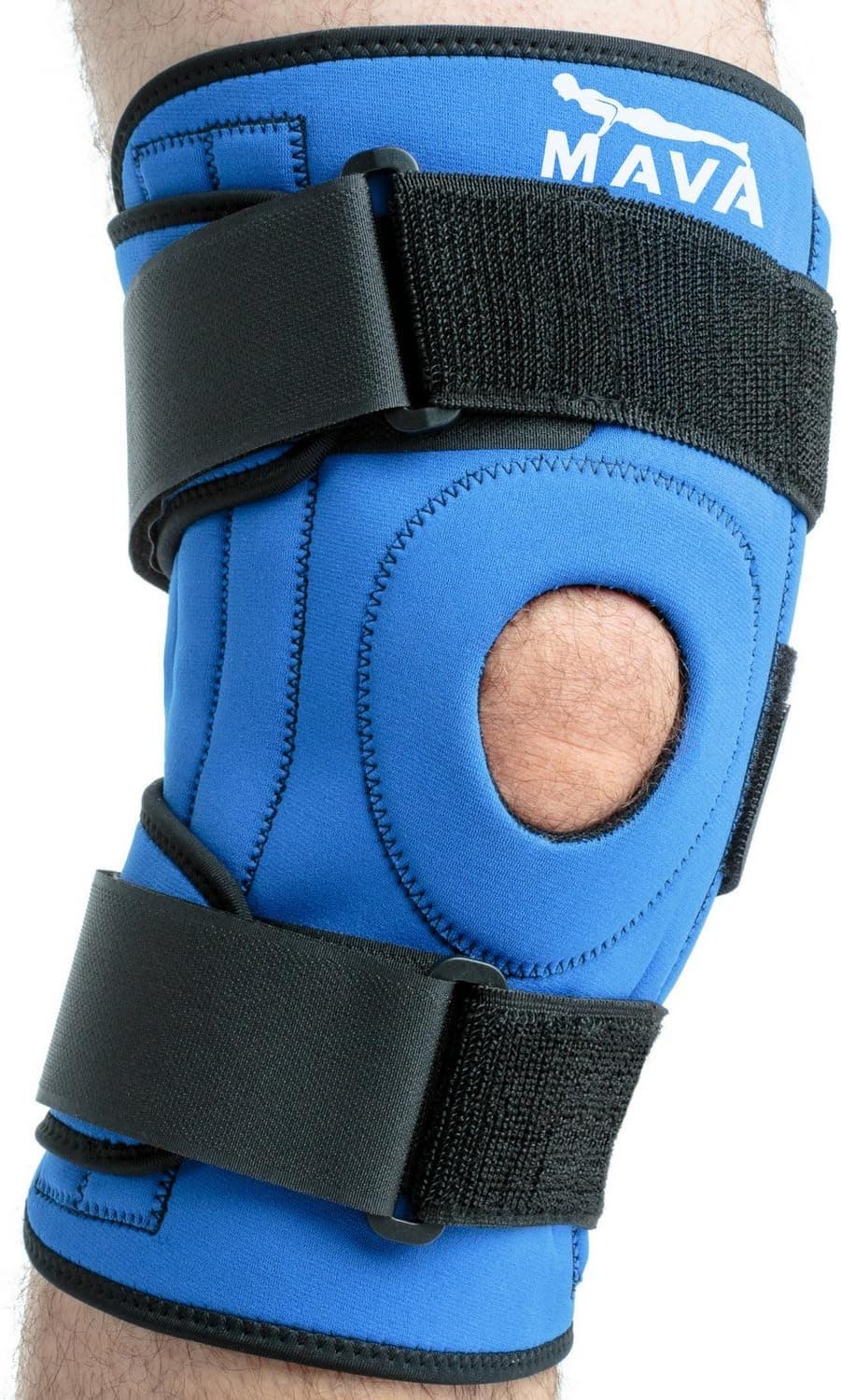 Mava Sports Rehabilitation Knee Compression Brace - Patella Support - Healing and Recovery Compression – Fully Adjustable Cartilage Compression - Patella Stabilizer for Knee Cap Support
