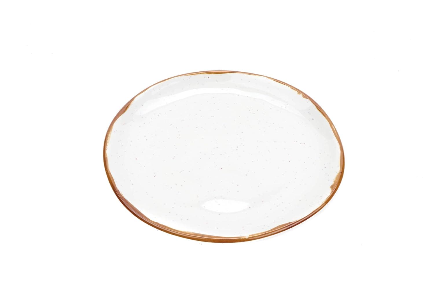 G.E.T. CS-7-RM-EC Shatter-Proof Melamine Salad Plate, 7", Rustic Mill (Set of 4)