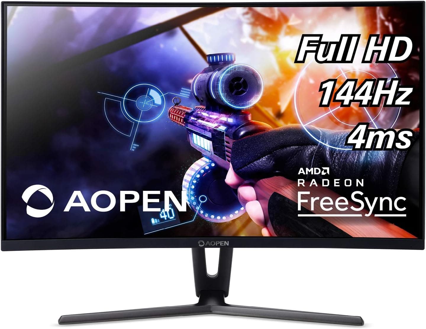 AOPEN 27HC1R Pbidpx 27-inch 1800R Curved Full HD (1920 x 1080) Gaming AMD Radeon FreeSync and NVIDIA G-SYNC Compatible Monitor (Display, HDMI & DVI Ports),Black