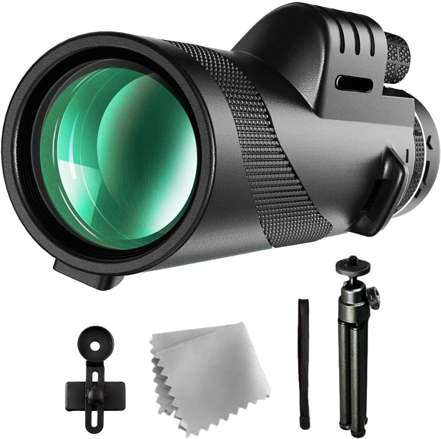 Monocular Telescope | 80X100 High Powered Monocular Telescope,Outdoor Monocular for Hunting, Bird Watching, Travel, Camping, Hiking