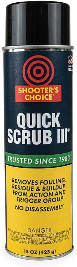 Shooter's Choice Quick Scrub III Aerosol Can, 15oz