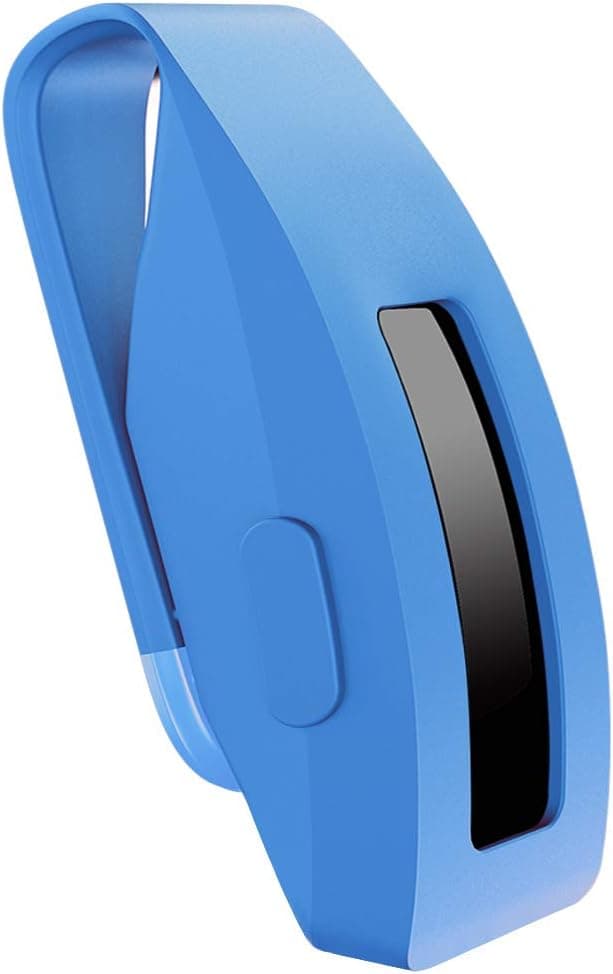 HQzon Compatible Clip Replacement for Fitbit Inspire/Inspire HR Fitness Tracker, Made of Soft Comfortable Silicone（Blue）