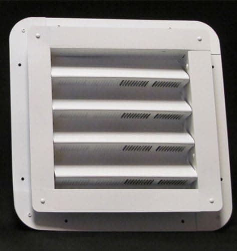 Shed Aluminum Vent 12" X 12" White J-channel Mount, Sheds, Playhouse