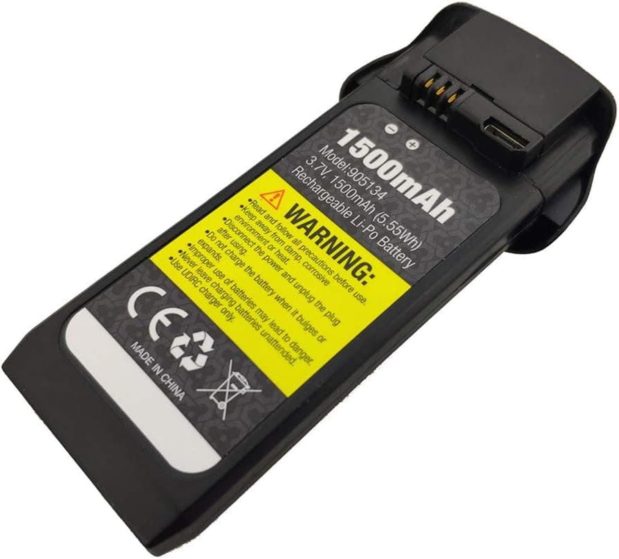 sea jump 3.7V 1500mAh Lithium Battery for UDIRC U52 U52G D50 U89S Four-axis Aircraft Parts Remote Control Drone Battery