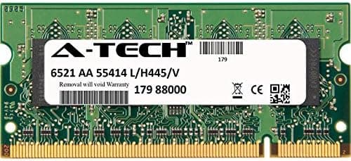 A-Tech 1GB STICK For HP-Compaq Business Notebook Series 2210b 2230s 2510p 2710p 500 (CM380) 8510p 8510w (Mobile Workstation) nc2400 nc2500 nc6200 nc631. SO-DIMM DDR2 NON-ECC PC2-5300 667MHz RAM Memory