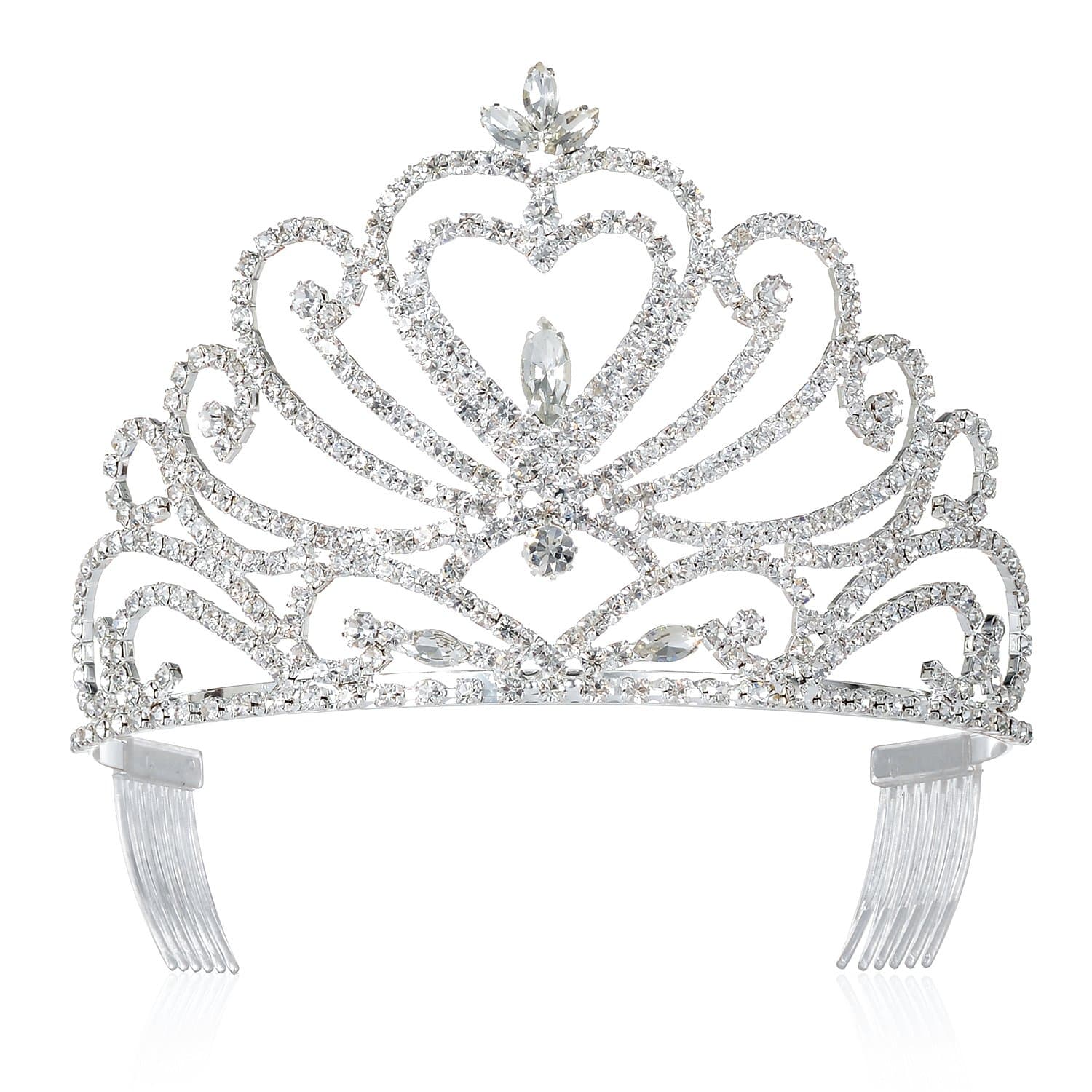 DcZeRong Tiara Crown Queen Crowns Prom Tiara Wedding Tiaras Prom Crowns Women Tiaras Bridal Tiaras