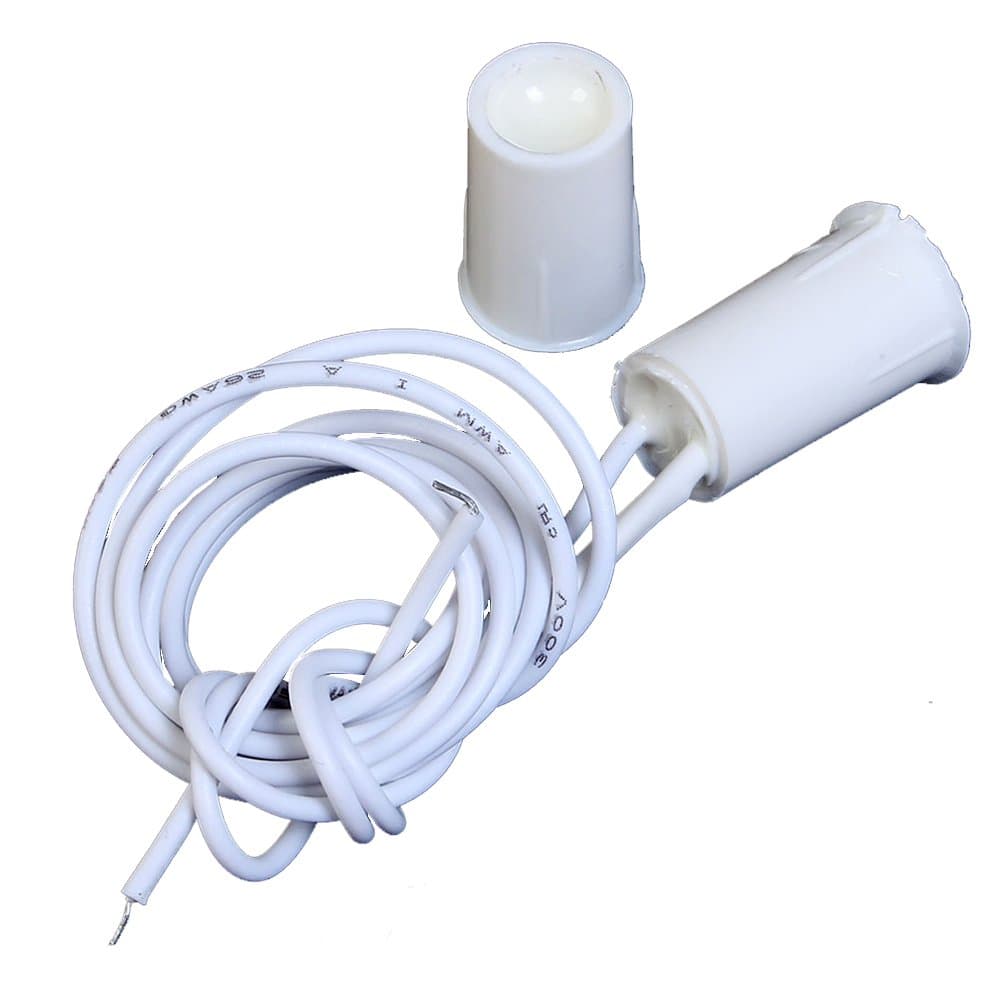 2 PCS Recessed Wired Door Sensor, Icstation RC-38 Magnetic Reed Contact Switch Recessed Magnetic Contact Switch for Door Window Security Safety Alarm System Normally Close