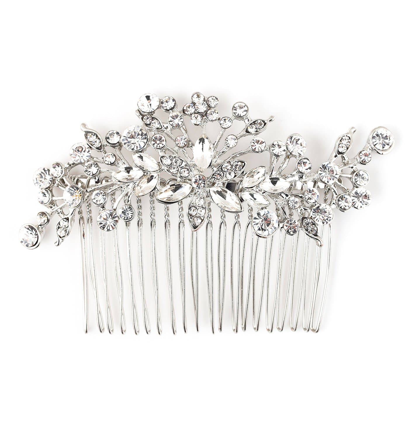 DaXi Wedding Hair Side Combs Bridal Hair Combs Bridal Shower Hair Clips for Brides and Bridesmaids