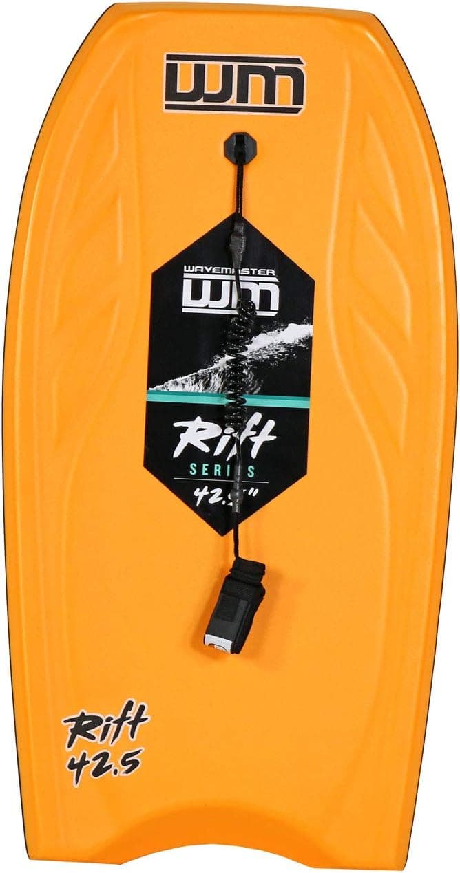42.5 inch Body Board Ultimate Pro Bodyboard, Super EPS Core Boogie Board with Grip Rail and Pro Quality Wrist Leash