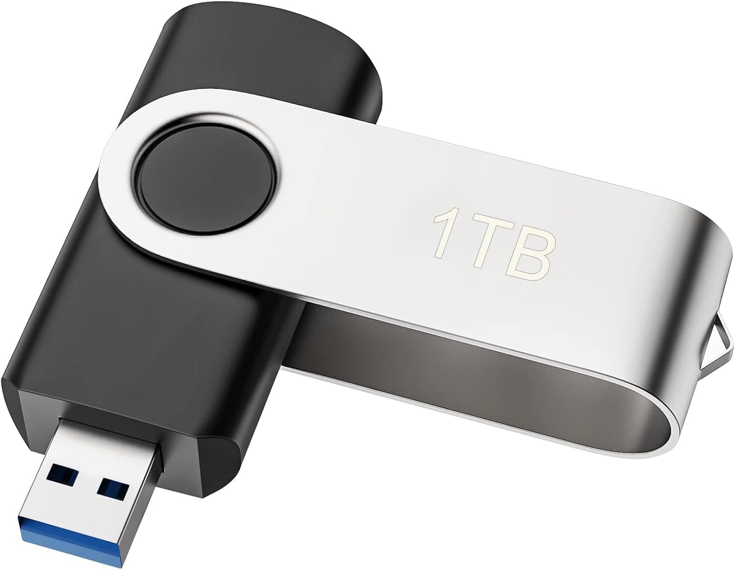 USB Flash Drive 1tb Portable Thumb Drives USB Memory Stick Large Storage 1000G USB Drive External High-Speed Jump Drive, Swivel Bulk Zip Drive for PC/Laptop/Computer