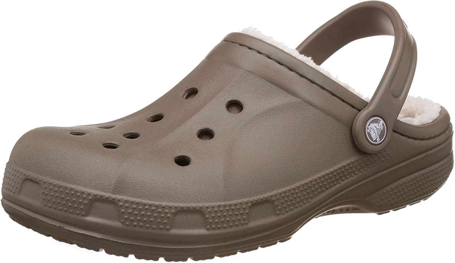 Crocs Ralen Lined Clog Walnut/Oatmeal Men's 9, Women's 11