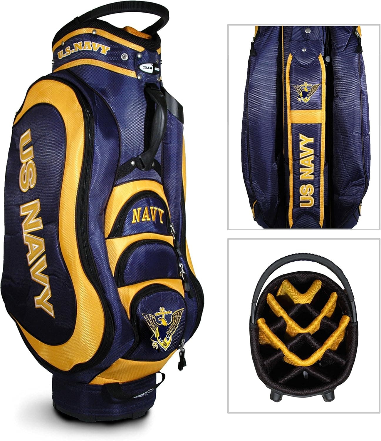 TEAM GOLF Military US Navy Medalist Cart Golf Bag