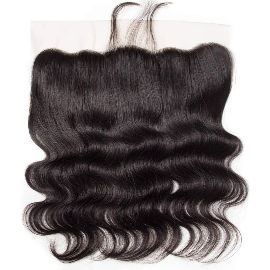 13x4 Lace Frontal Body Wave Frontal Human Hair Ear To Ear Free Part 10A Unprocessed Brazilian Virgin Hair Natural Black Color no Bleached Knots (14 inch)