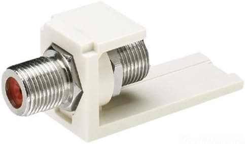 Panduit CMFIW 1-Port Jack Module with F-Coaxial Connector, Off White