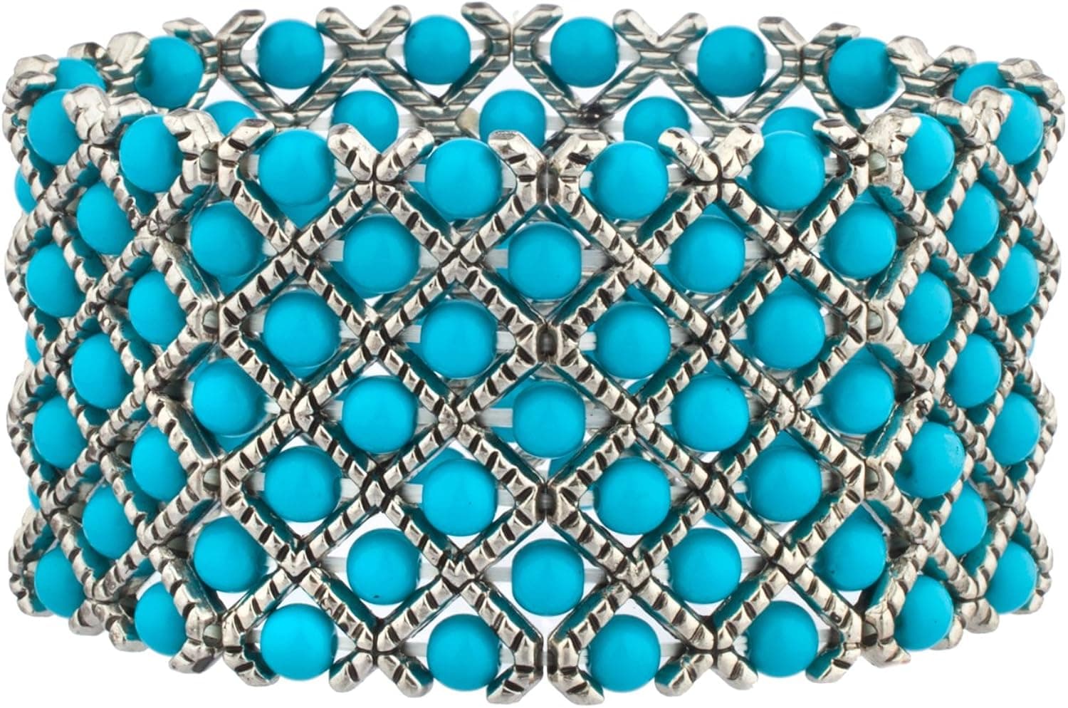 Lux Accessories Gem Crystal Stone Suede Wrap Bracelet