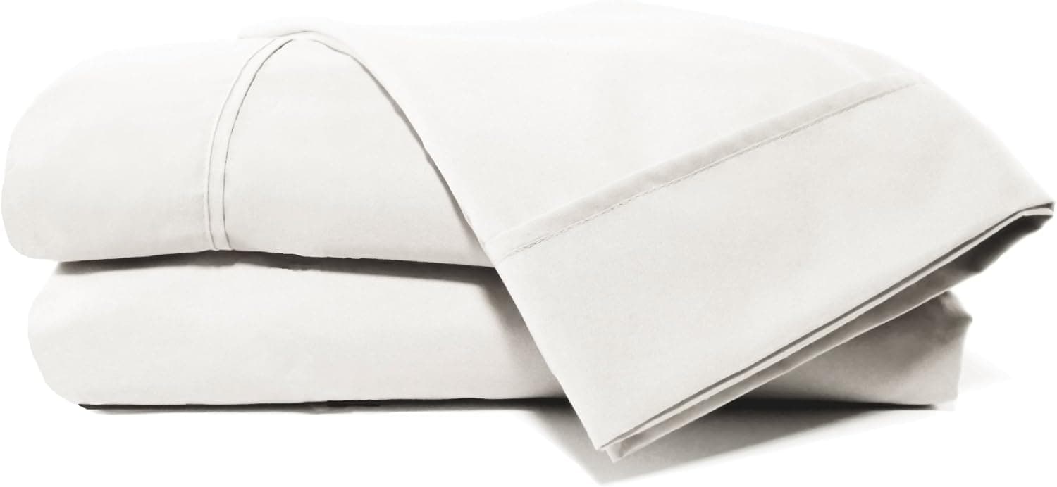 D. Charles Luxury Microfiber Sheets with Near Cotton Finish and 2 Additional Pillowcases (White, Queen)