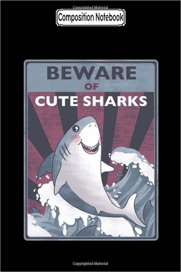Composition Notebook: Katiepetersplays + Sharkpls Apparel Puzzle Grabber Sprinkles Rug Teacher Teeth Cake Jaw Shark Notebook Journal Notebook Blank Lined Ruled 6x9 100 Pages