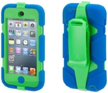 Griffin Blue/Green Survivor Case + Belt Clip for iPod Touch (5th/ 6th gen.) - Extreme-Duty case