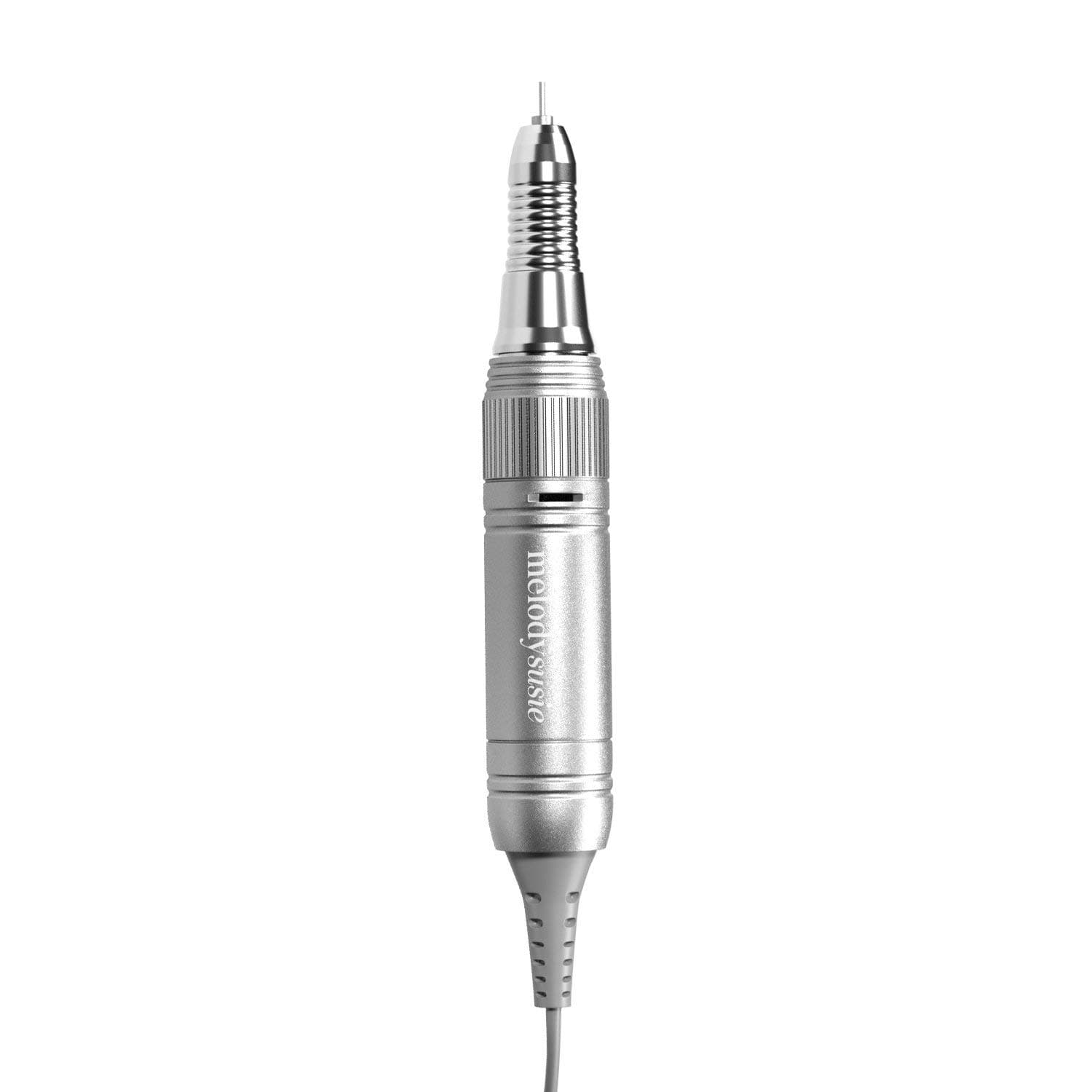 MelodySusie Handpiece for 30000 RPM Scarlet Nail Drill, Lightweight Low Heat Aluminum Alloy, Removing Acrylic Nails, Gel Nails, Silver