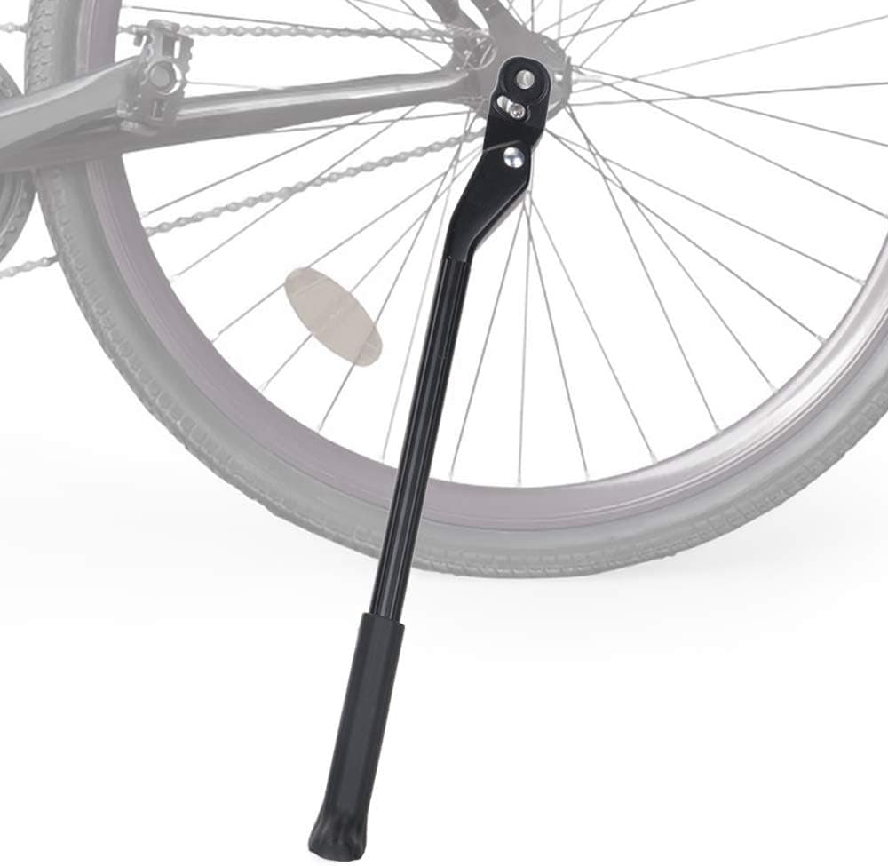 AUTOWT Adjustable Bike Kickstand, Aluminum Alloy Bicycle Side Kickstand Quick Release Bike Side Stand Concealed Spring-Loaded Latch Non-Slip Rear Side for 24-27.5 Inch Mountain Bike and 700C 650C Road