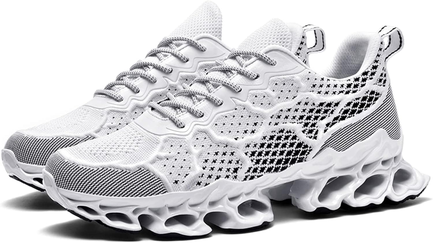 Nuofado Men Sport Trail Running Athletic Blade Sneakers Walking Shoes Tennis Shoes