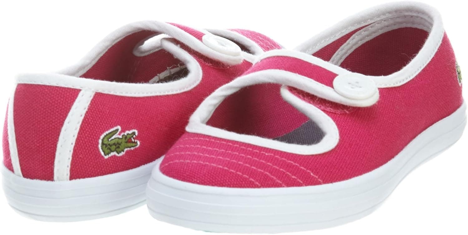 LACOSTE Kids' Borely Tod (Pink/White 5.5 M)