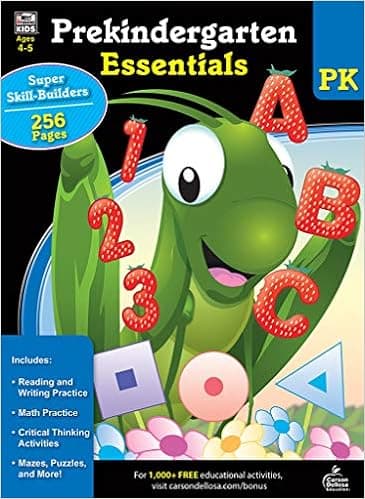 Carson Dellosa | Prekindergarten Essentials Workbook | 256pgs
