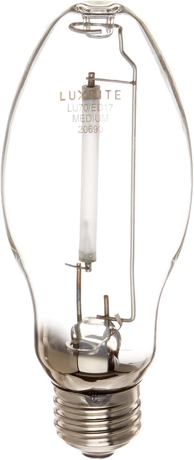 Luxrite lr20690 70w / Med ED17 High Pressure Sodium Bulb