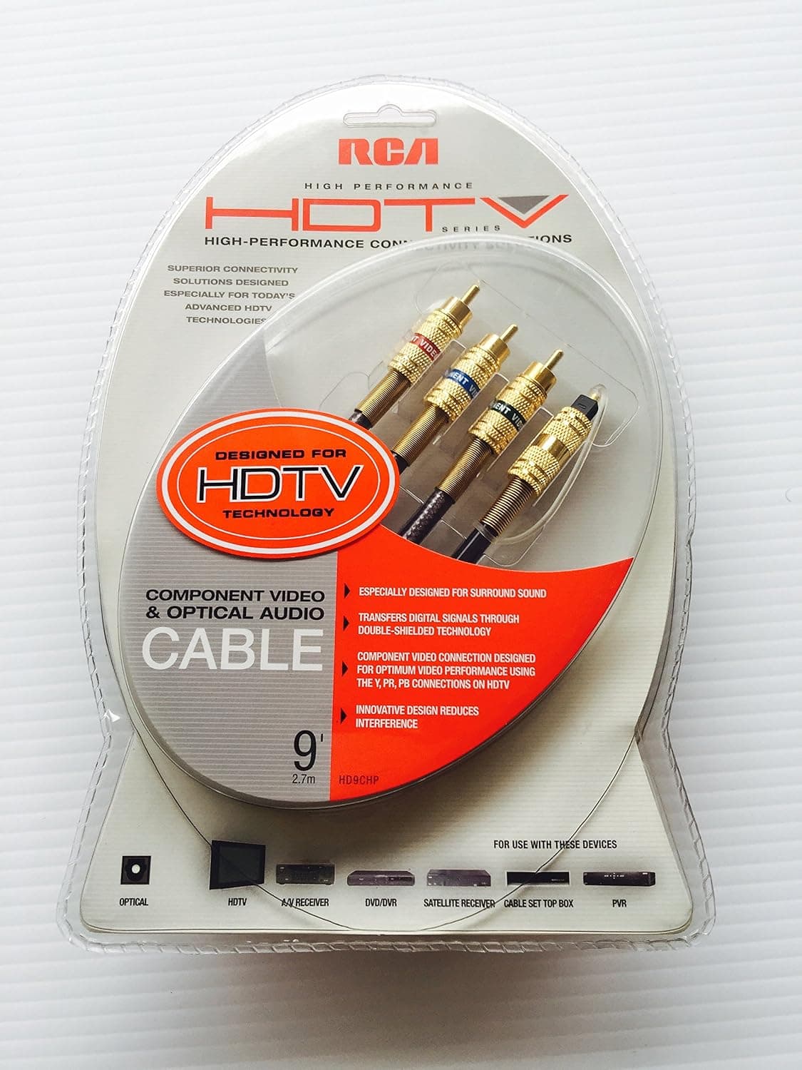 Component Video and Optical Audio Cable