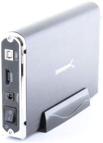 SABRENT EC-ESU4K eSATA/USB 2.0 to Serial ATA 3.5-inch Hard Drive Enclosure (Black)