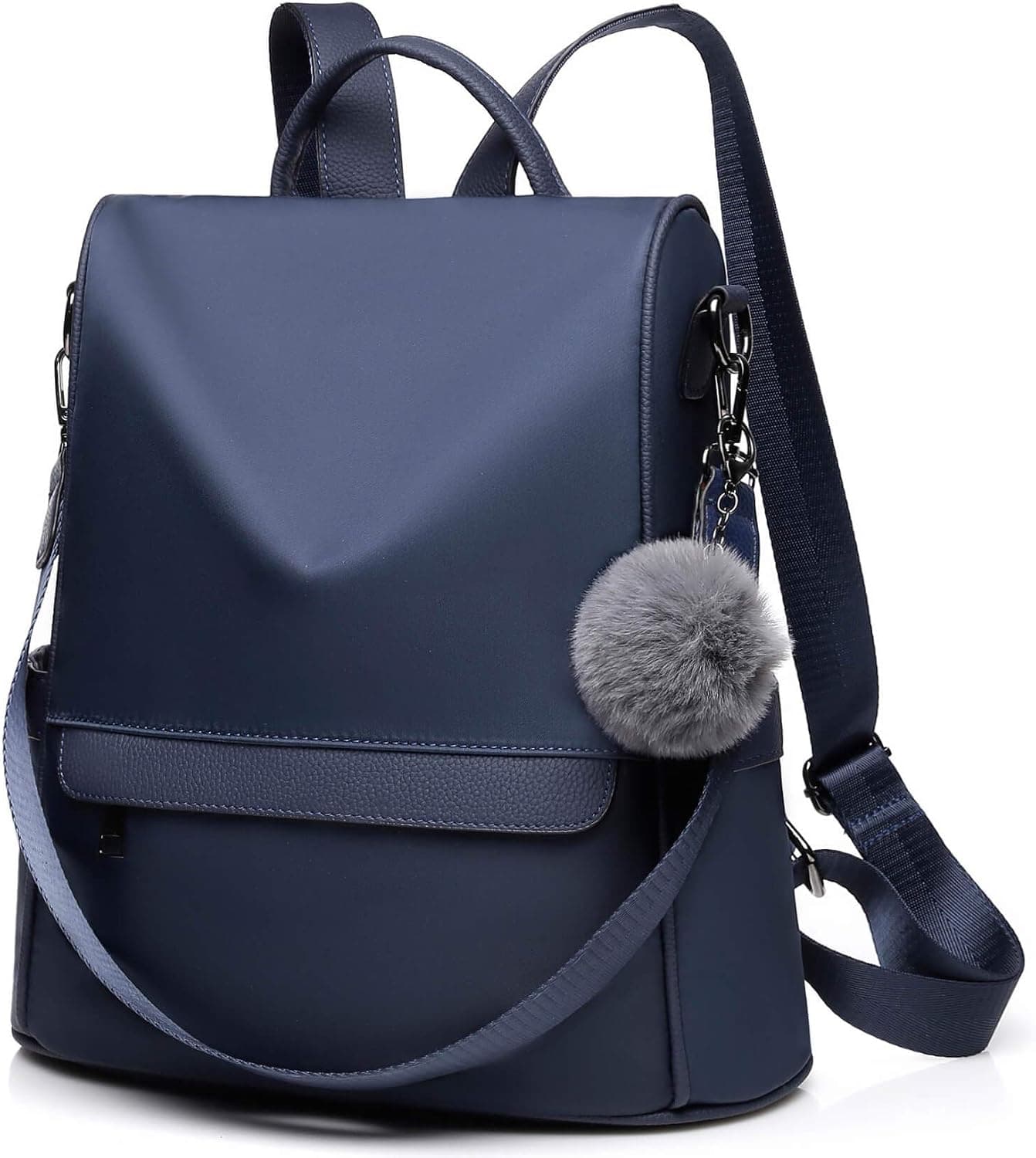 Z-joyee Women Backpack Purse Waterproof Nylon Anti Theft Rucksack Lightweight Travel School Shoulder Bag