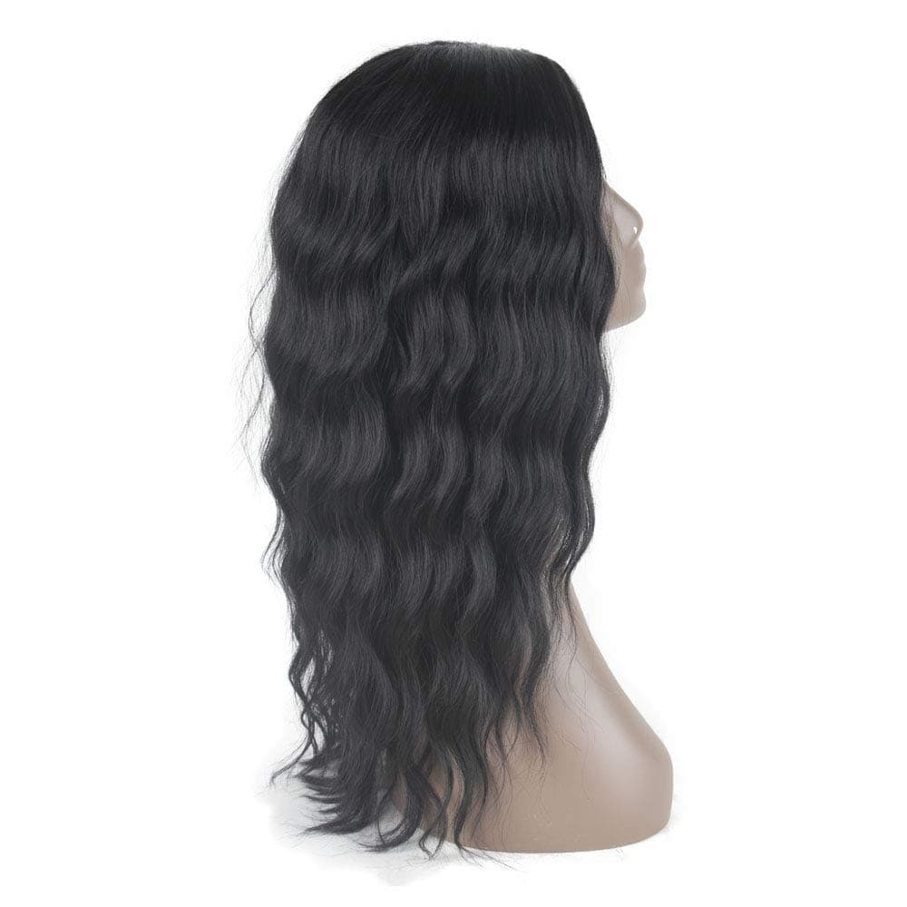 X-TRESS Long Wave Lace Front Wigs for Women 13x1 Free Part Lace Parting with Baby Hair Heat Resistant Synthetic Wigs for Black Women Gifts Party 130% Density 23 Inch