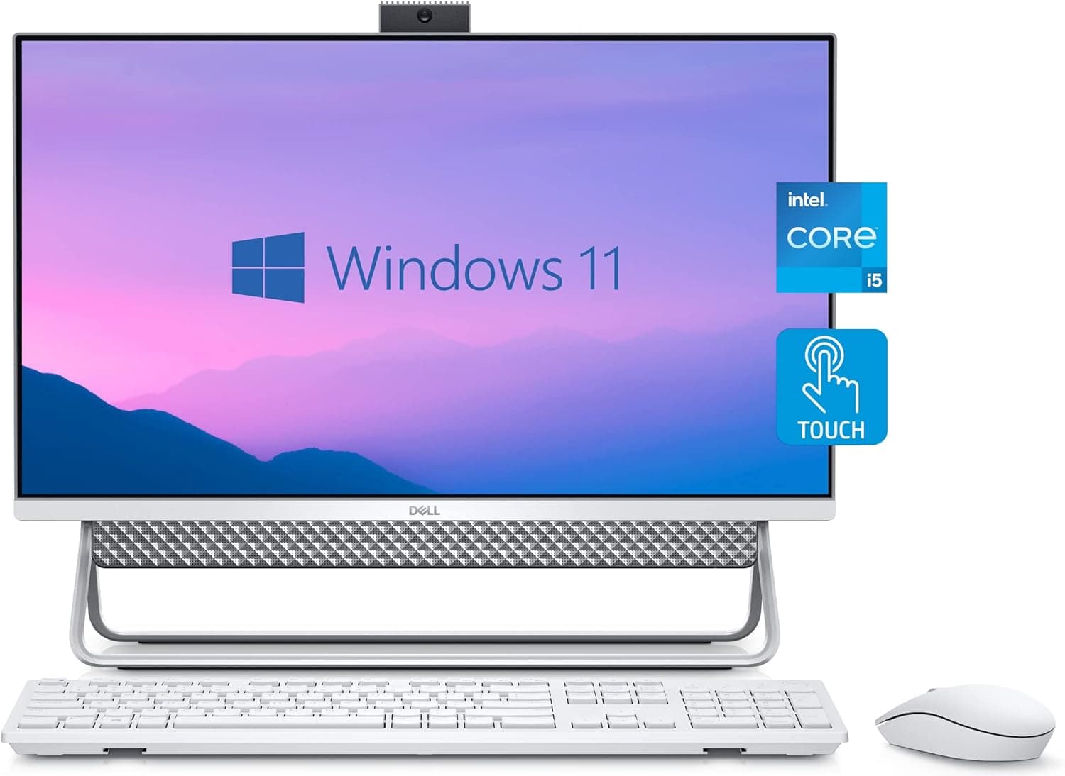 Dell Newest Inspiron 24 5400 All-in-One Touchscreen Desktop, 24" FHD Touch Display, Intel i5-1135G7, 16GB RAM, 1TB HDD, Pop-up Webcam, Wi-Fi 6, Wireless Keyboard&Mouse, Win11 Home, Silver