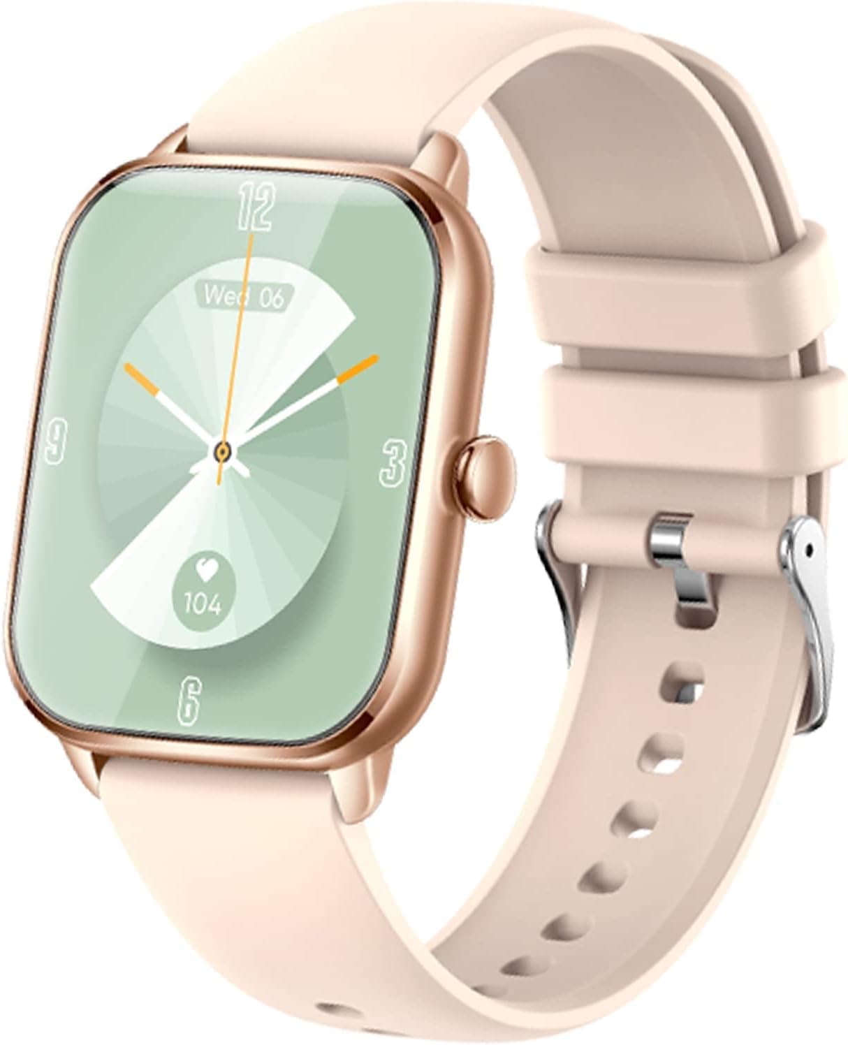 Nicohoas Smart Watch, 1.85" Touch Screen Smart Watches for Women, Fitness Tracker with Heart Rate Monitor and Sleep Monitor, Activity Tracker for Android iOS, Pink